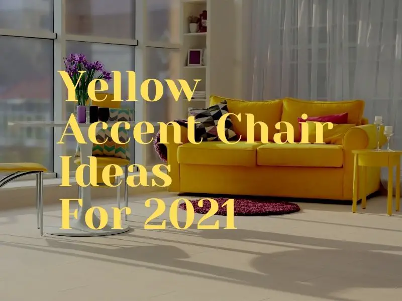 Contemporary Canary Colored Accent Chairs