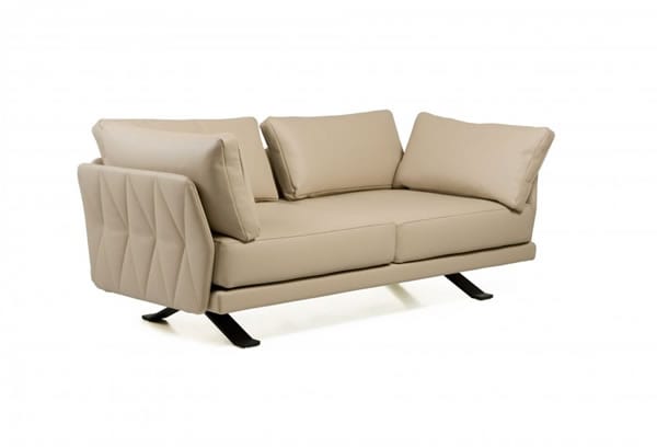 leather two seater sofa
