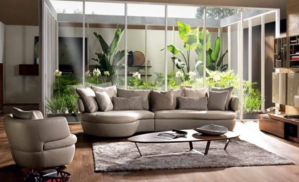 Modern Sophistication: The Nouveau Sectional by Natuzzi