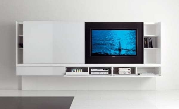 white Wall Unit by Acerbis