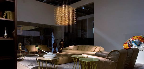 Adding Shimmer to your Interiors: Q3 Chandelier by Baxter