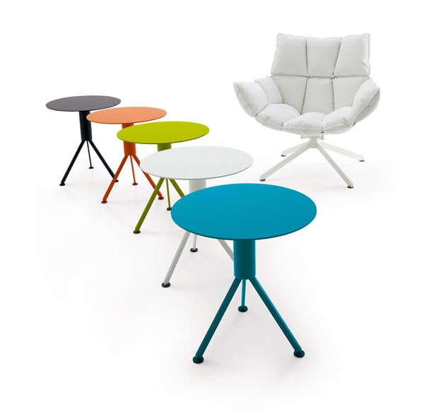 outdoor colorful tables