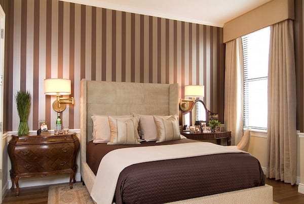 striped walls bedroom ideas