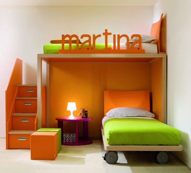 Kids orange Bedroom Furniture