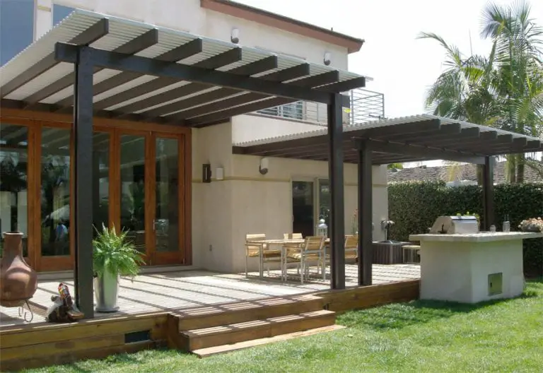 exterior cool modern patio cover