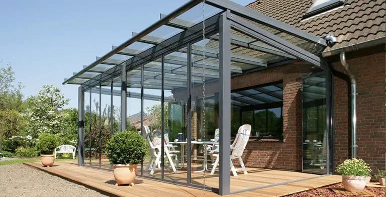 modern aluminum patio cover ideas