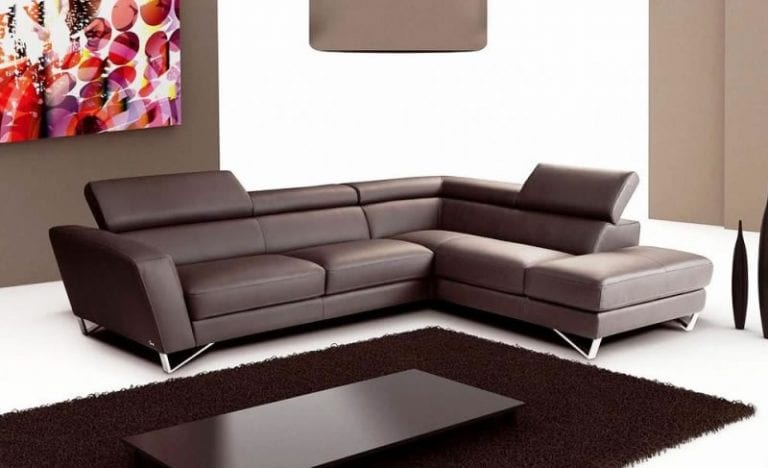 Sparta sectional brown reclining couch