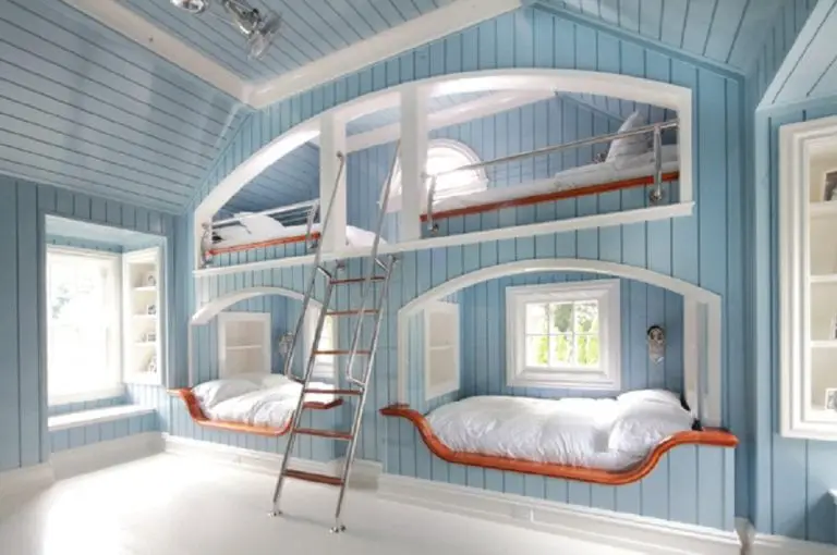 loft bunk beds with stairs