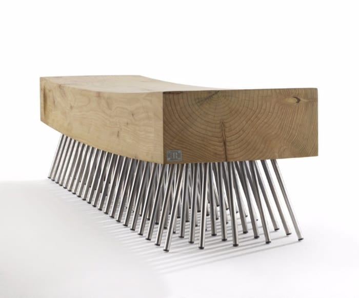The Ultra Modern Spazzola Bench by  Fabio Lo Jacono