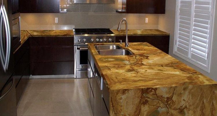 Ten Amazing Stone Kitchen Countertop Ideas