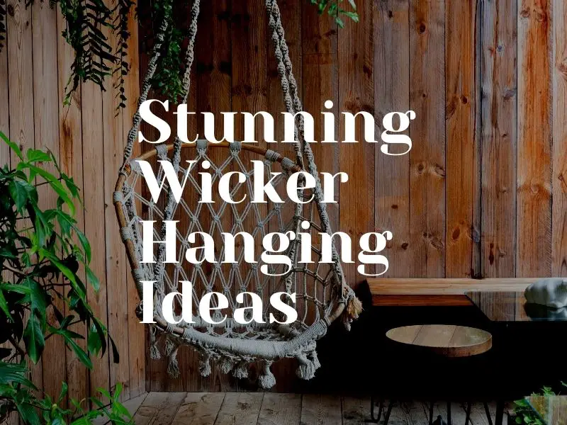 10 Fun and Stylish Wicker Hanging Chairs Ideas and Designs