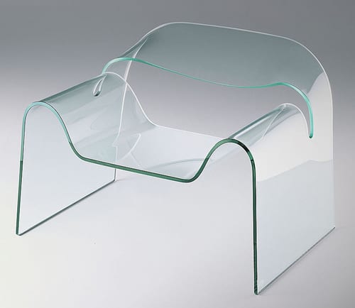 Bent Glass Chair Fiam Italy