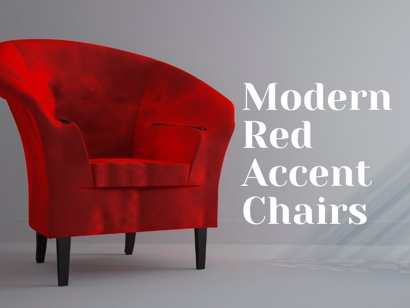 5 Sleek Modern Red Accent Chairs