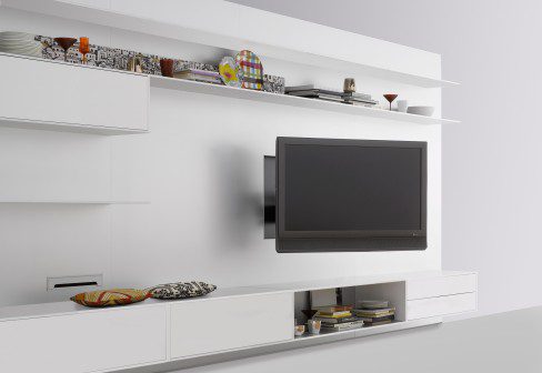 Flexible TV Stand Wall Unit