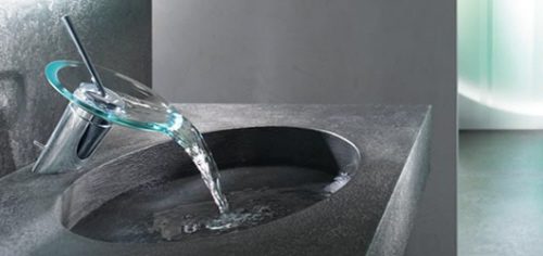 Hansamurano hands free glass faucet