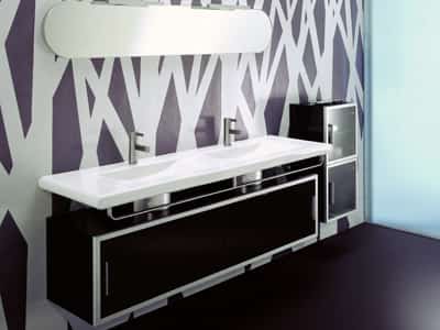 Black and White Bathroom Colors by Phoenix Design
