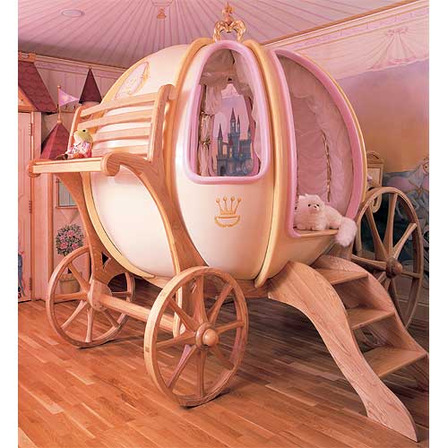 Cinderellas bed for Girls Room