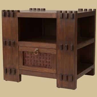 Mahogany Asian Night Stands by Tansu.net