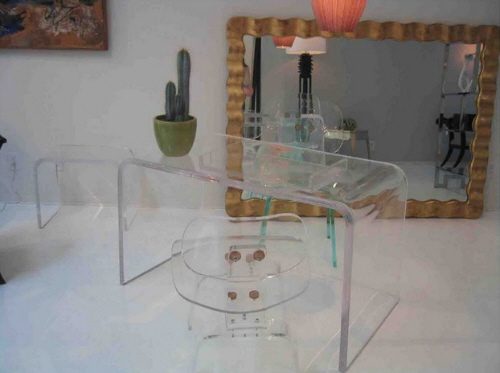 acrylic furniture tables and chairs home furnishings