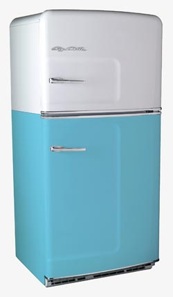 big chill 50's style refrigerators and freezers