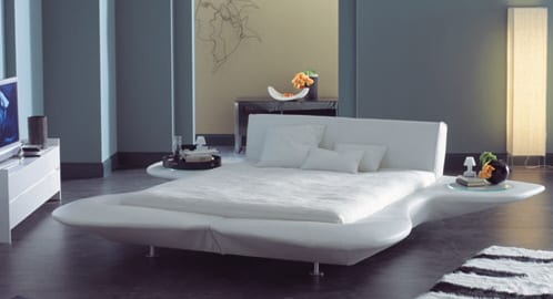 Flowing Shapes from Flou’s GrandPiano Bed Series