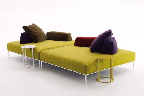 frank modern sofa sectional day bed b&b italia
