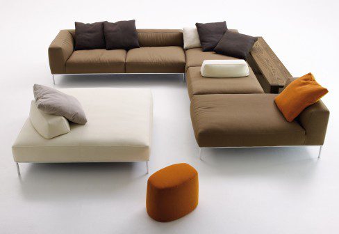 frank sofa modular sectional b&b italia