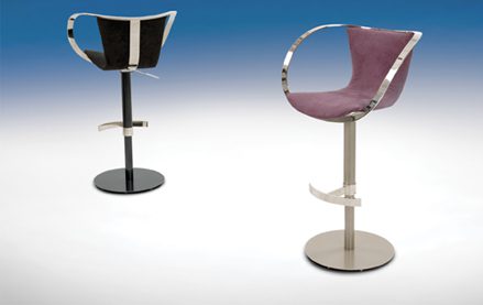 halo modern contemporary swivel bar stools